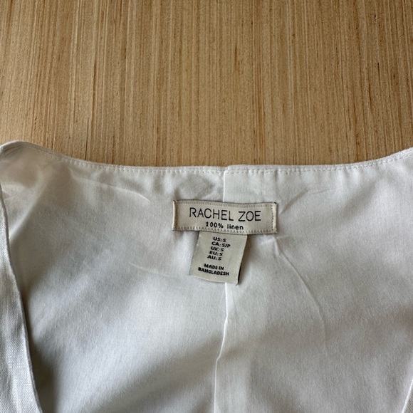 100% Linen Rachel Zoe Top - Picture 5 of 5
